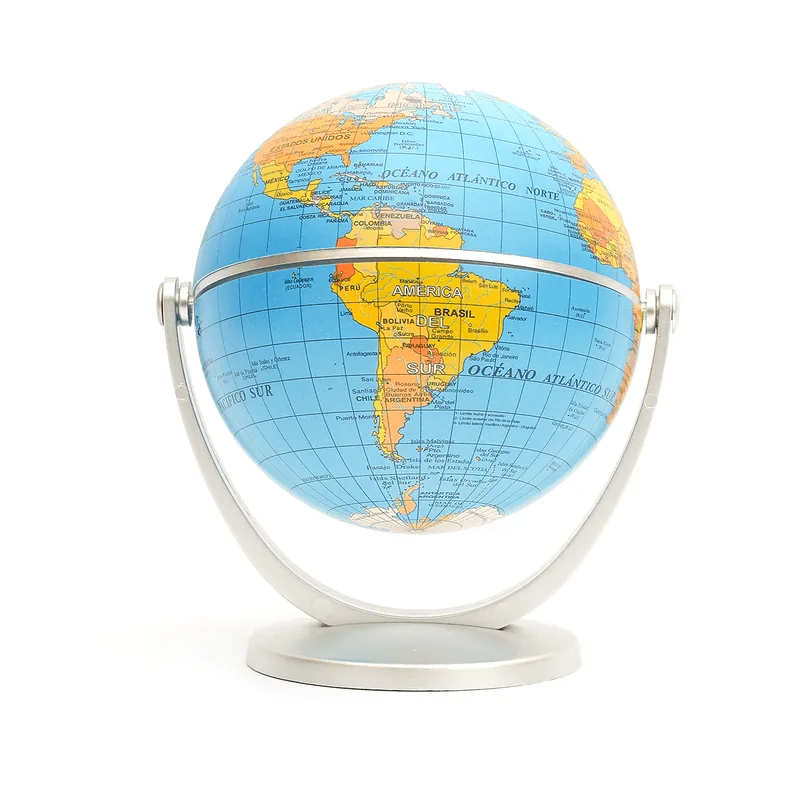 Globo terráqueo 10 cm multigiro político
