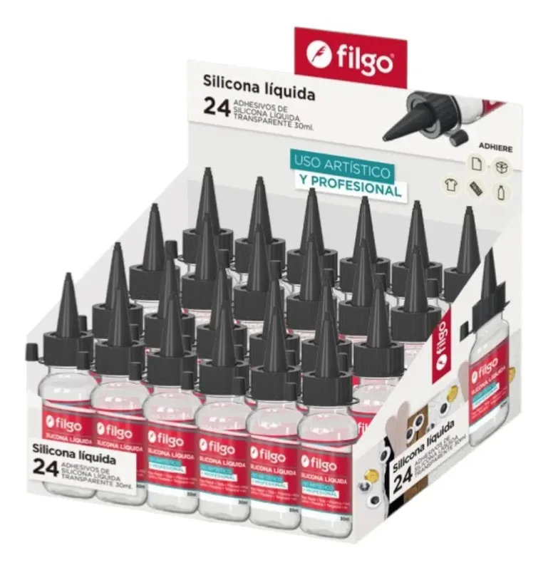 Silicona Líquida Filgo Adhesivo Transparente 30 ml
