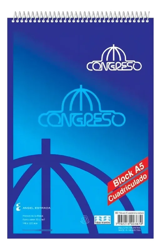 block a5 cuadriculado x80