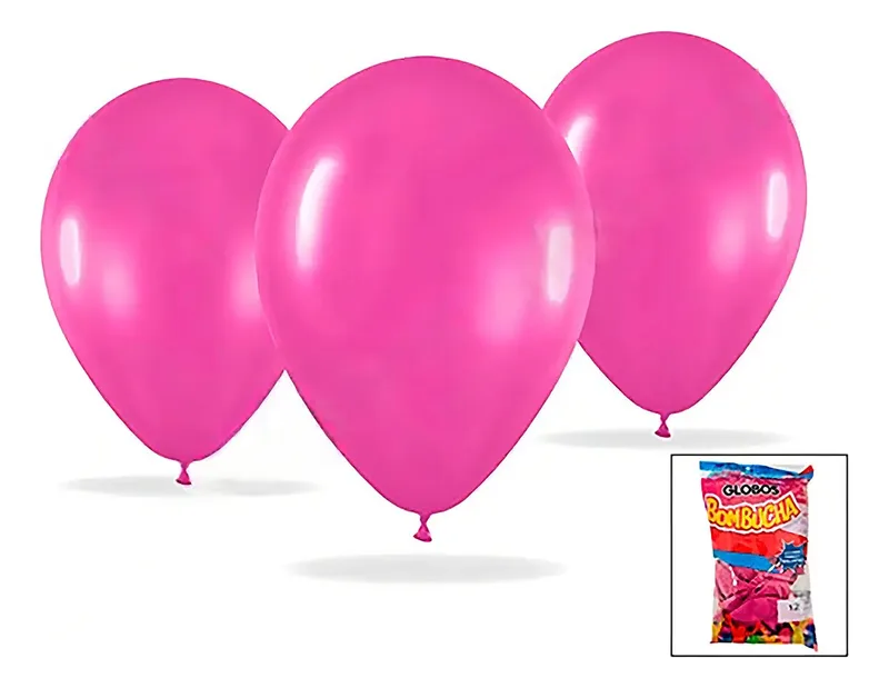Globo Bombucha Fucsia x25