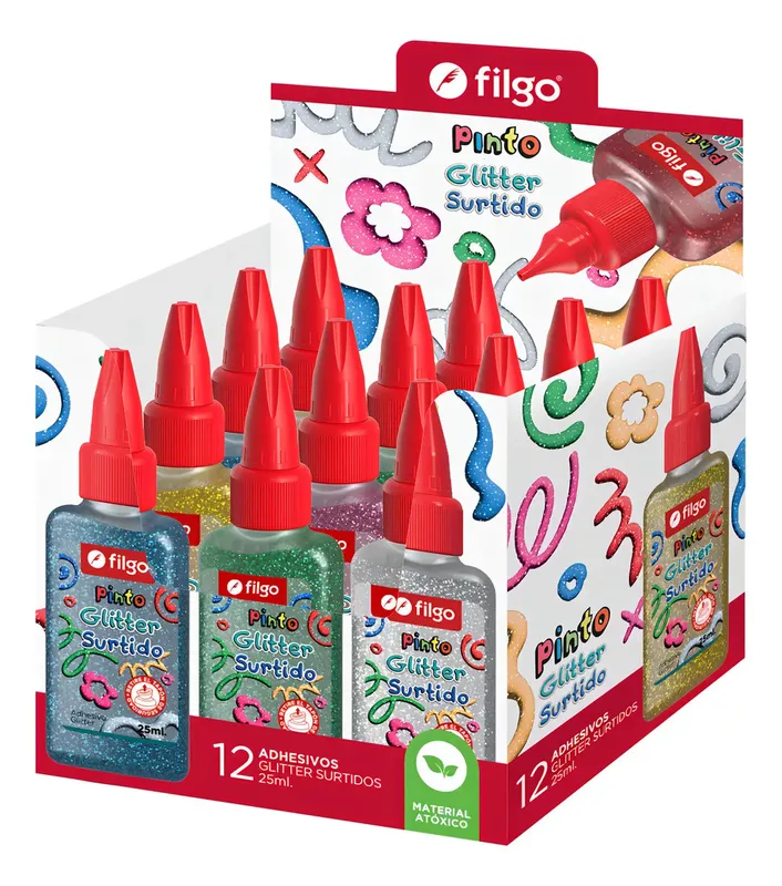 Adhesivo Filgo Pinto Glitter 25 Ml Color