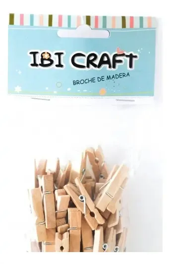 broche de madera