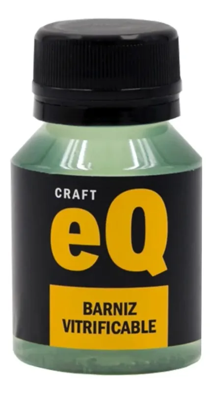 Barniz Vitrificable Eq Arte Decoupage Transparente 50 ml Vidrio Loza